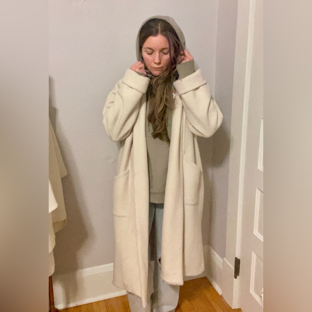 Arraei long wool coat